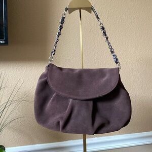 Ann Taylor Loft brown suede bag. No call outs ✨